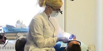 A student at UB, one of the best dental hygiene associate programs in CT